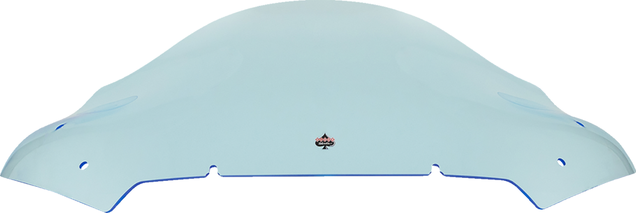 Klock Werks #KWW-01-0714 - Kolor Flare Windshield - 10" - Blue Ice - FLTR
