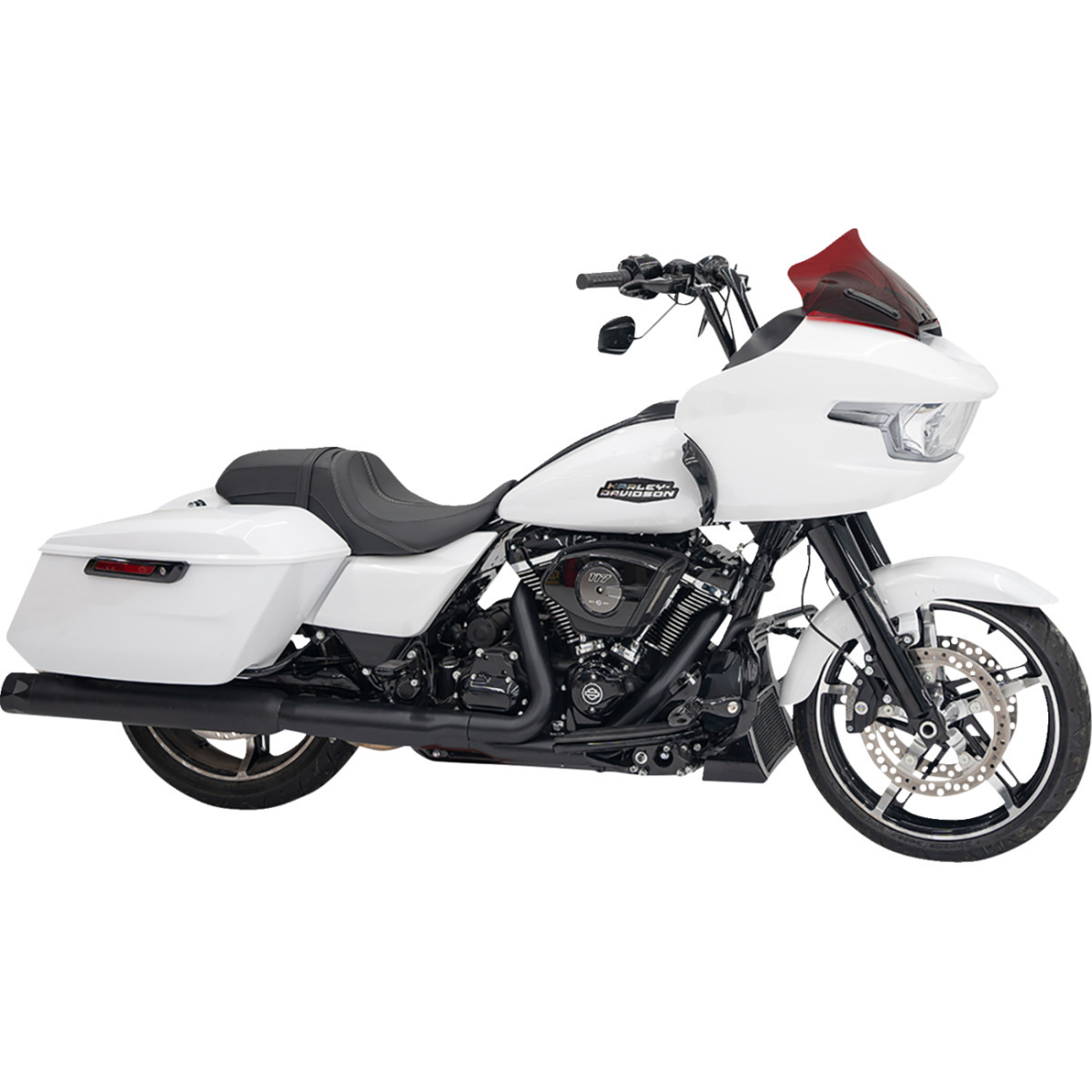 Klock Werks #KWW-01-0715 - Kolor Flare® Windshield - 10" - Red - '23-'25 FLTRX