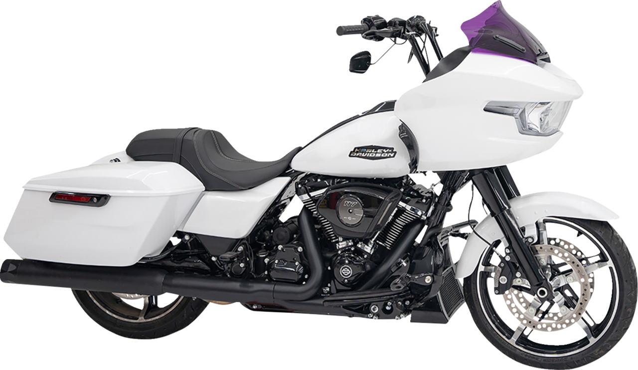 Klock Werks #KWW-01-0720 - Kolor Flare Windshield - 10" - Purple - FLTR