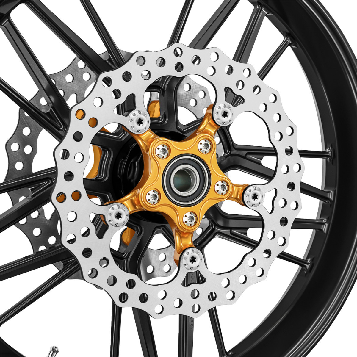 Arlen Ness #300-065 - Spider Rotor - 11.8" - Gold