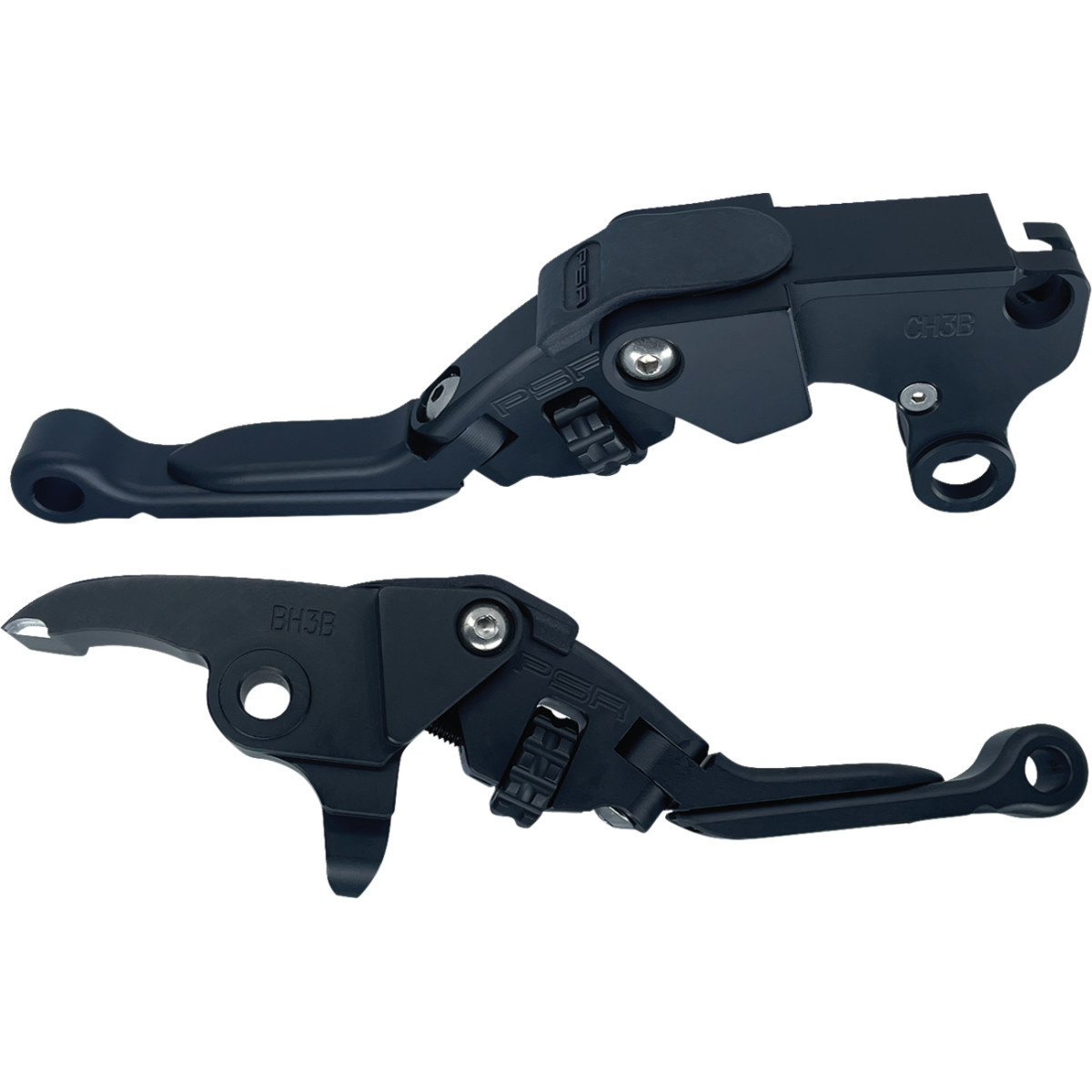 PSR #12-03667-22 - Anthem Adjustable Lever Set for Harley Models - Pro - Black