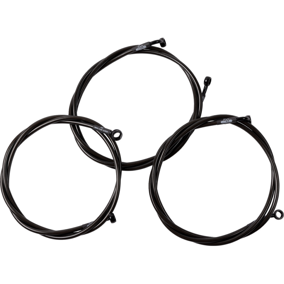 LA Choppers #LA-8059B08M - Brake Line - Midnight
