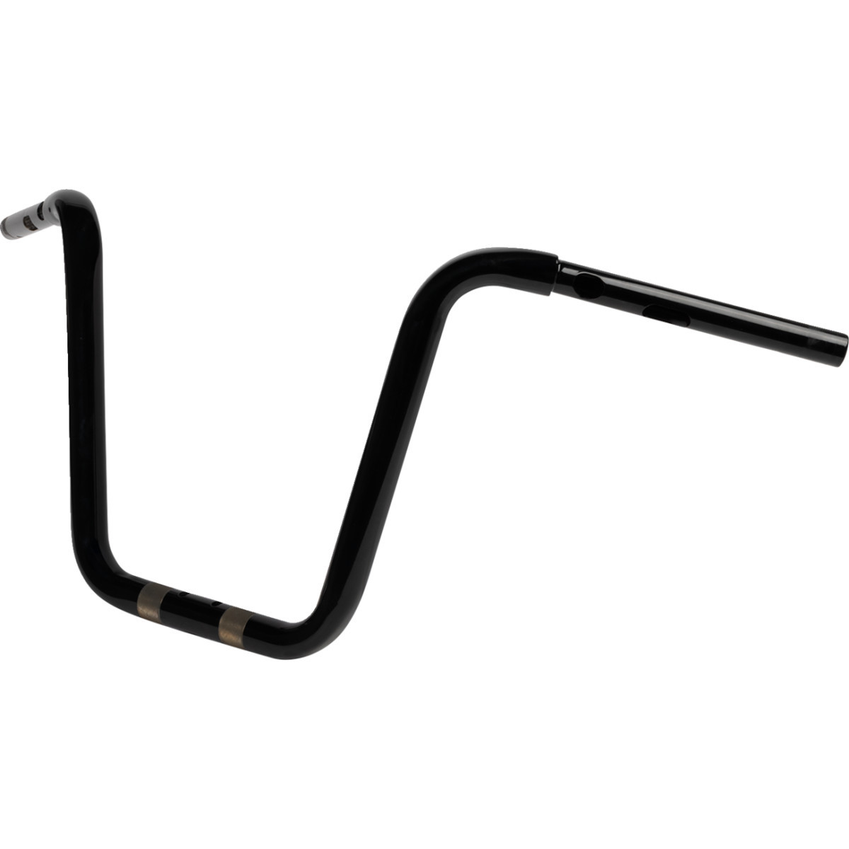 LA Choppers #LA-7348-12B - Handlebar - Twin Round - 1-1/4" x 12" - Black