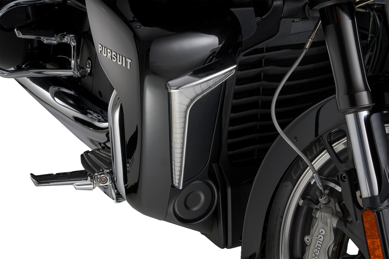 Ciro #4R100 - Saddlebag Lights - Smoke Lens - Red Turn Signal - Indian