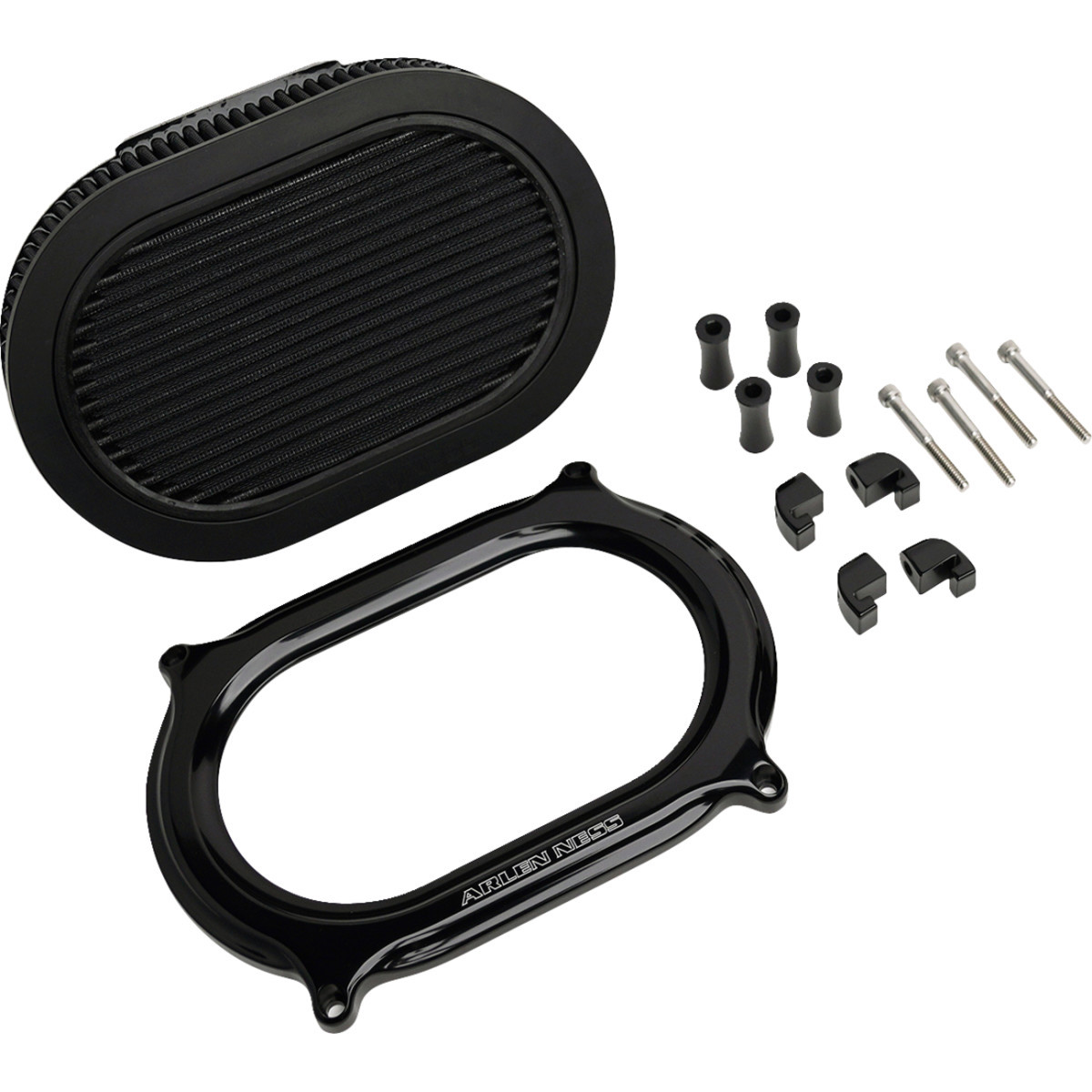 Arlen Ness #600-184 - Performance Air Filter Kit - Stage II - Black