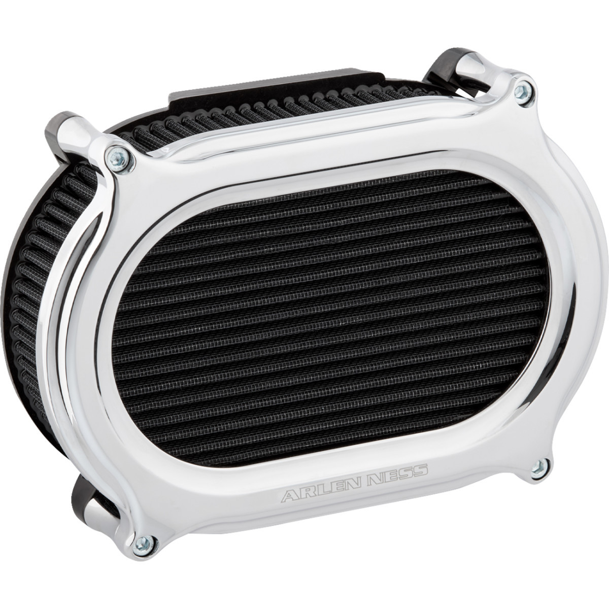 Arlen Ness #600-185 - Performance Air Filter Kit - Stage II - Chrome