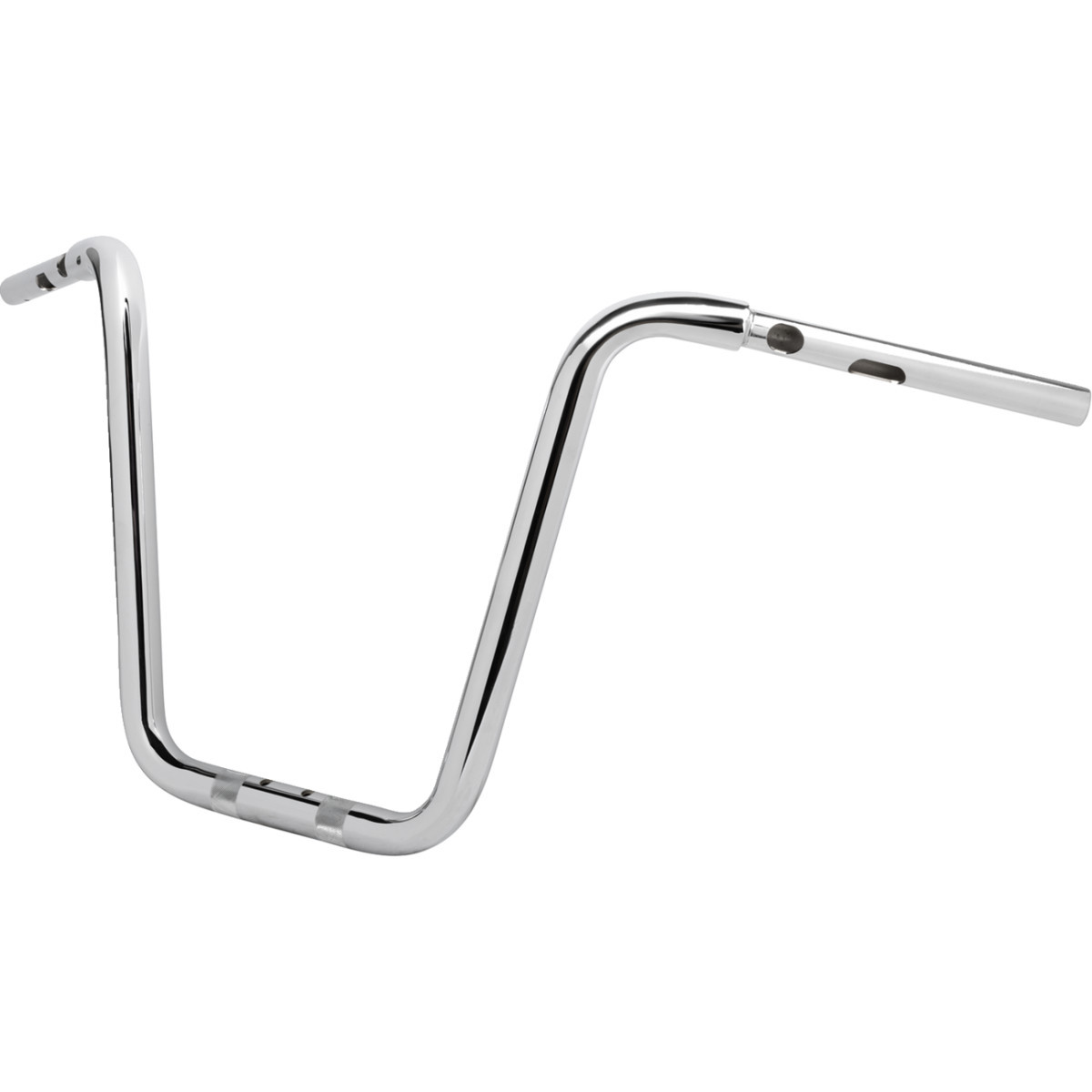 LA Choppers #LA-7348-14 - Handlebar - Twin Round - 1-1/4" x 14" - Chrome