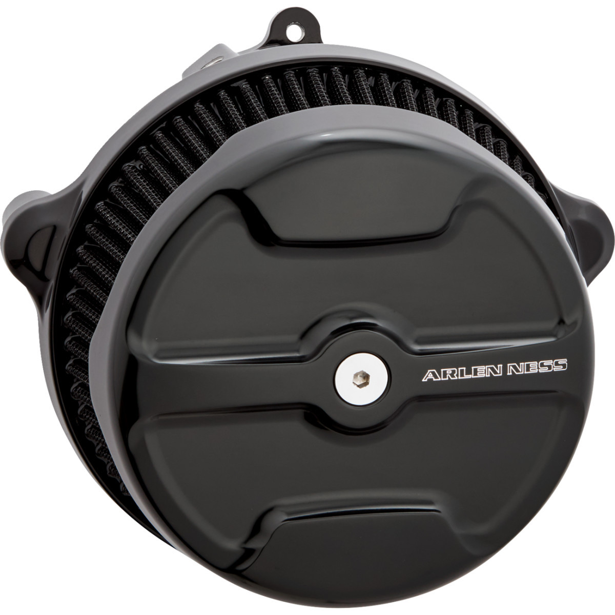 Arlen Ness #600-309 - Big Sucker™ Stage 1 Air Cleaner Kit with Cover - Knuckle - Black