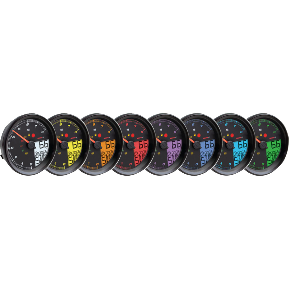 Koso North America #BA072010 - HD-05 Multifunction Meter - Black