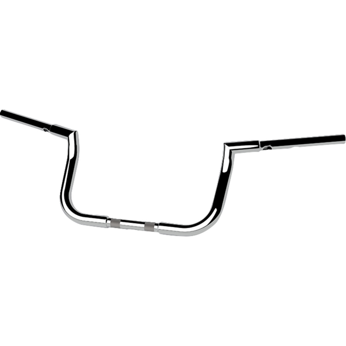 LA Choppers #LA-7367-08 - 1-1/4" Twin Peaks Touring Handlebar - 8" - Chrome