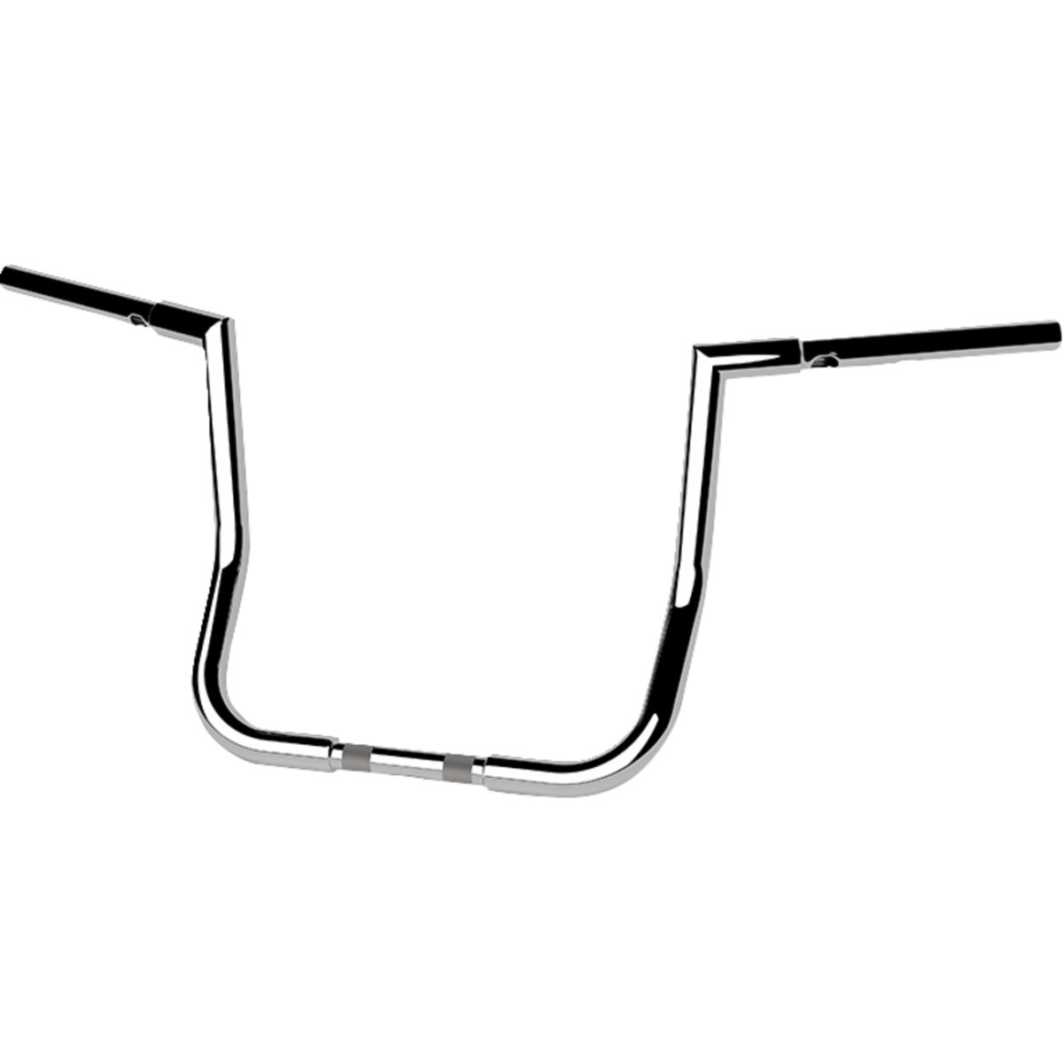 LA Choppers #LA-7367-14 - 1-1/4" Twin Peaks Touring Handlebar - 14" - Chrome