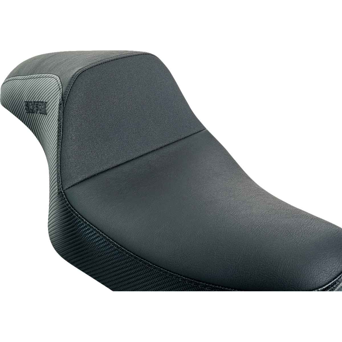 Slyfox #4684A-slyfox - Drifter Seat - Black Logo - Black Vinyl w/ Slipstop - Carbon Fiber - XL '04-'22