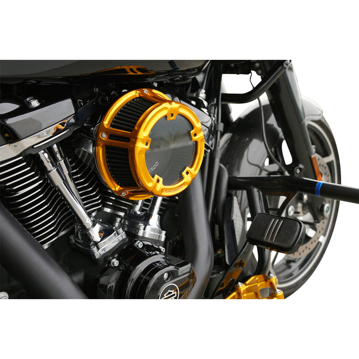 Arlen Ness #600-240 - Method™ Clear Series Air Cleaner - Gold