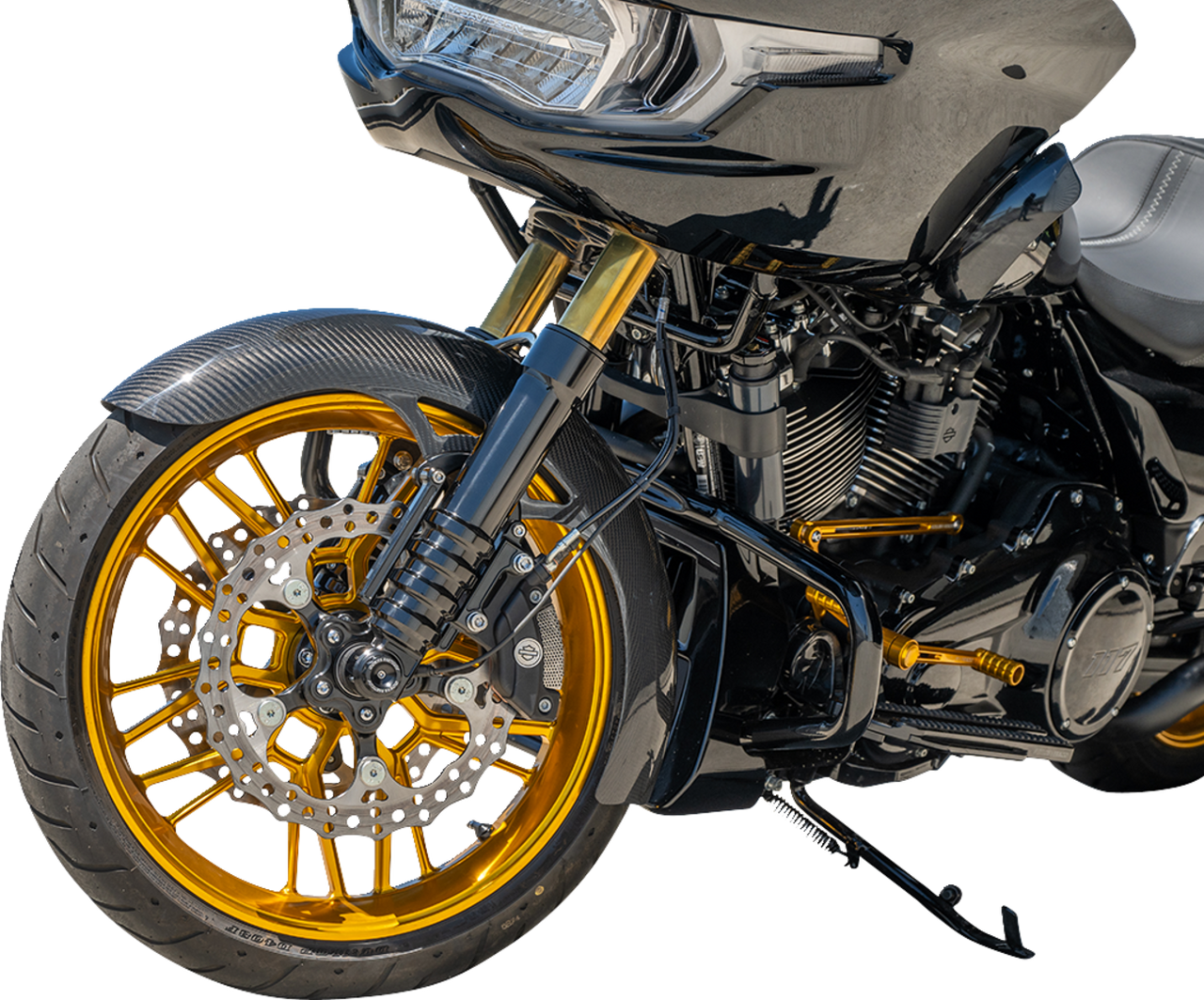 Arlen Ness #210-027 Carbon Fiber Front Fender - Wrapper - 19"