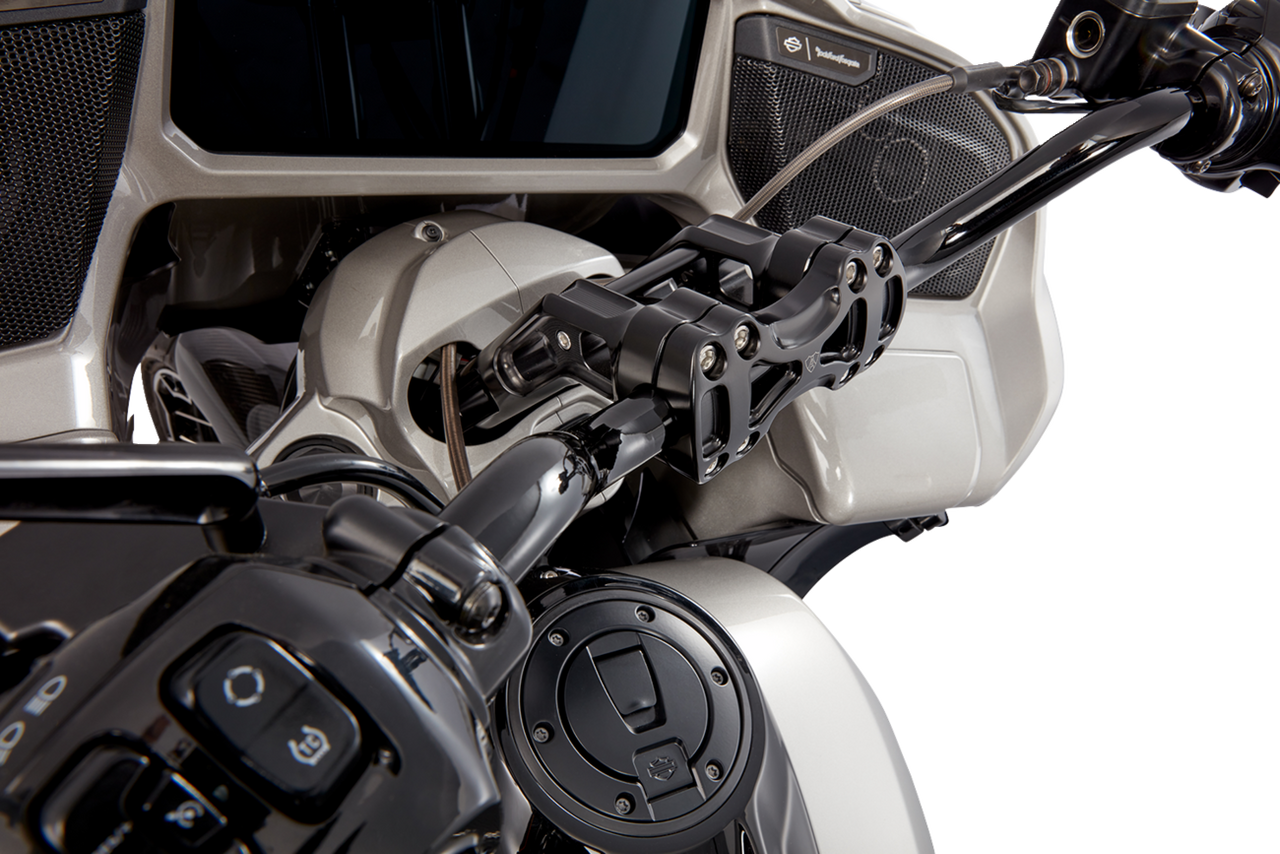 Arlen Ness #520-049 Method Kickback Handlebar Riser - 10" - Black