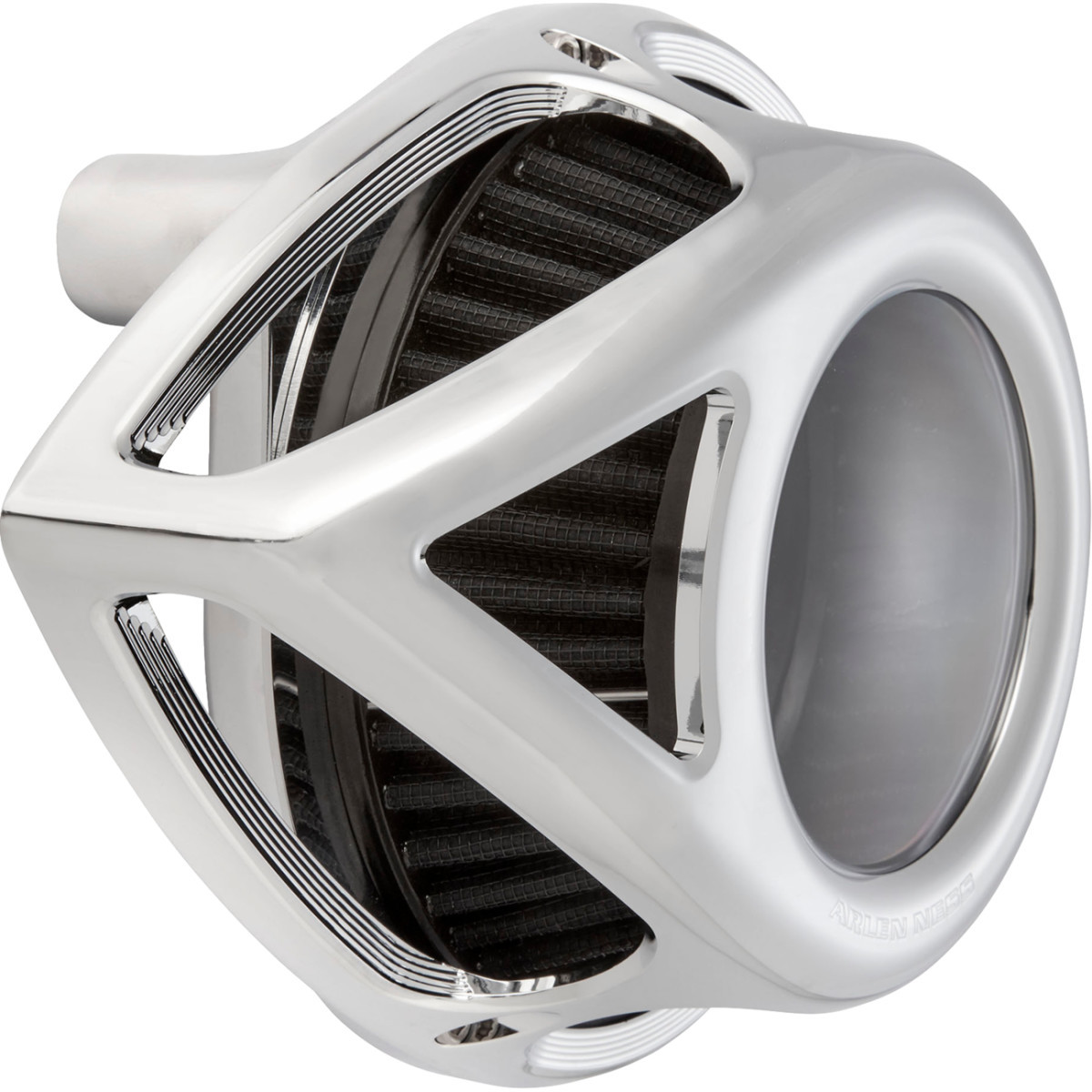 Arlen Ness #600-243 - Clear Tear Air Cleaner Kit - Chrome