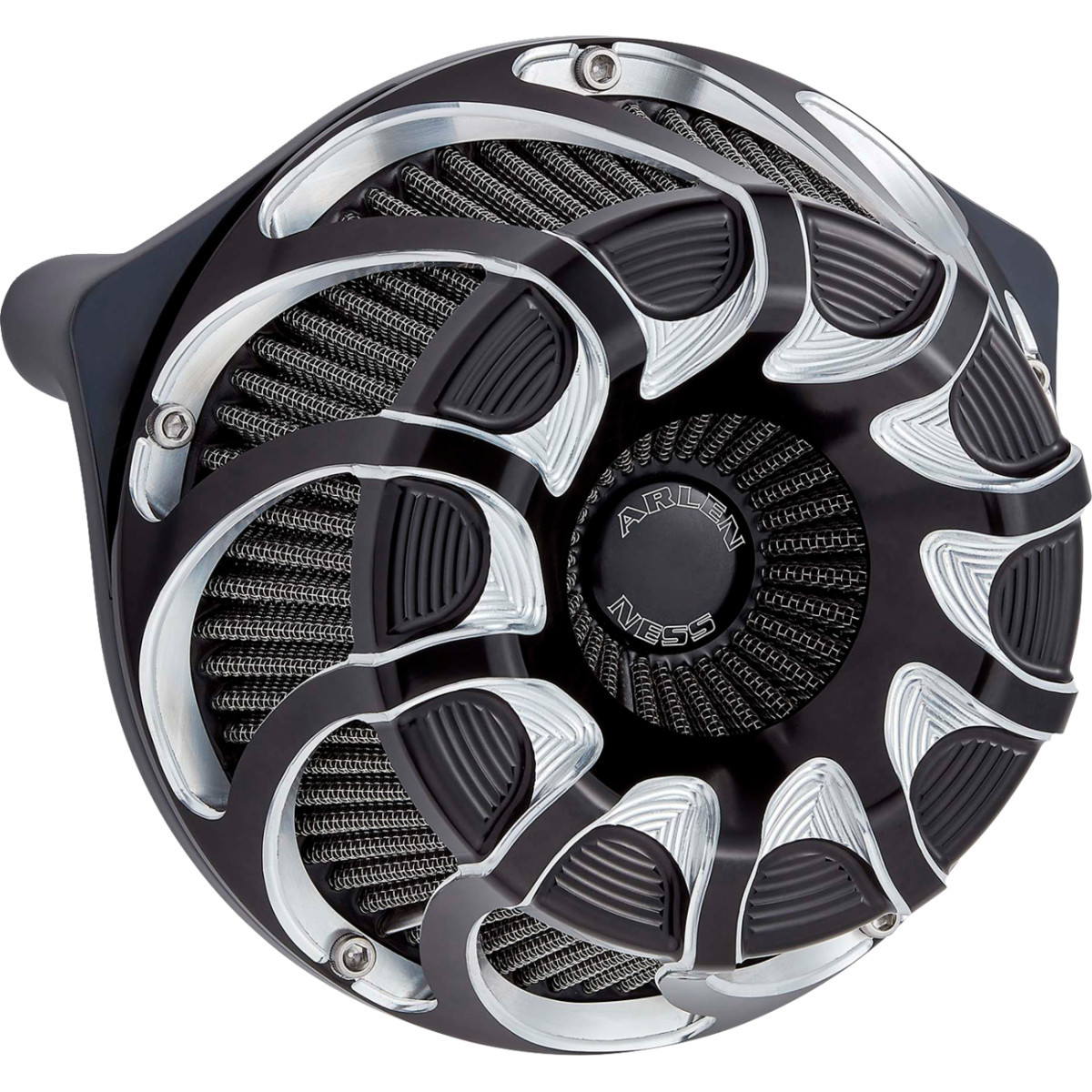 Arlen Ness #600-229 - Inverted Series Air Cleaner Kit - Drift - Black