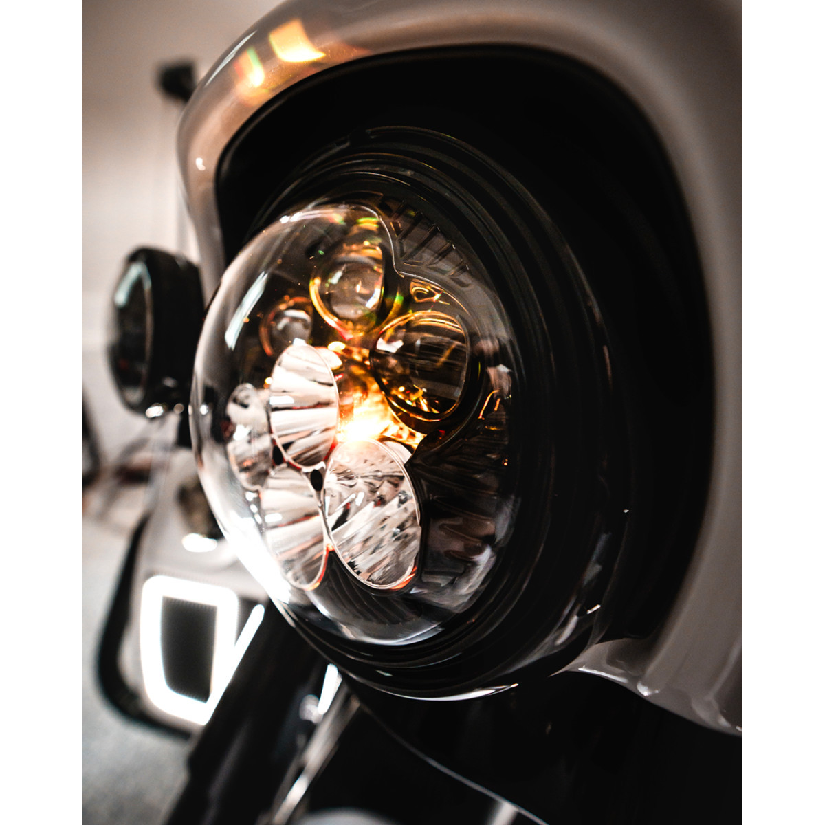 Custom Dynamics #SD2-7-13 - Headlight - Shark Demon® - LED - Color Changing