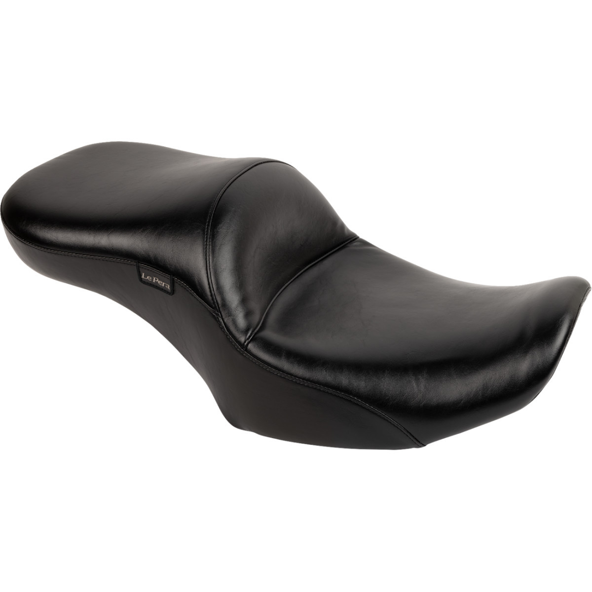 LE Pera #LV-957S - Maverick Seat - without Backrest - Smooth - Black - FLH/FLT '23-'25