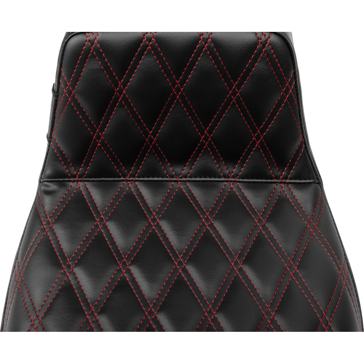 LE Pera #LV-587DLDD-R01 - Tailwhip Daddy Long Legs Seat - Red Double Diamond Stitch - FLH/FLT '23-'25