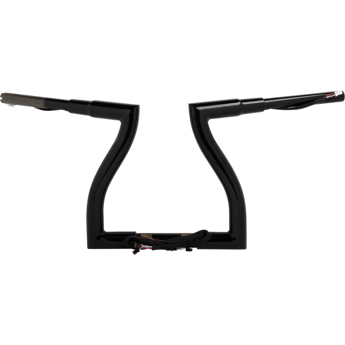 LA Choppers #LA-7317-12BW - Pre-Wired Thresher Handlebar - 12" - Black