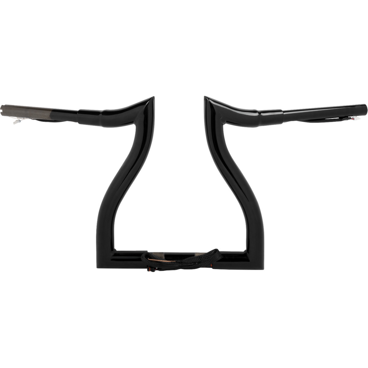 LA Choppers #LA-7316-12BW - Pre-Wired Hammerhead Handlebar - 12" - Black