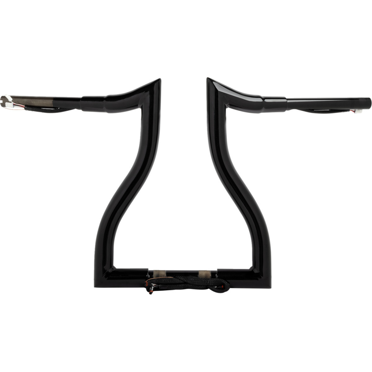 LA Choppers #LA-7316-14BW - Pre-Wired Hammerhead Handlebar - 14" - Black