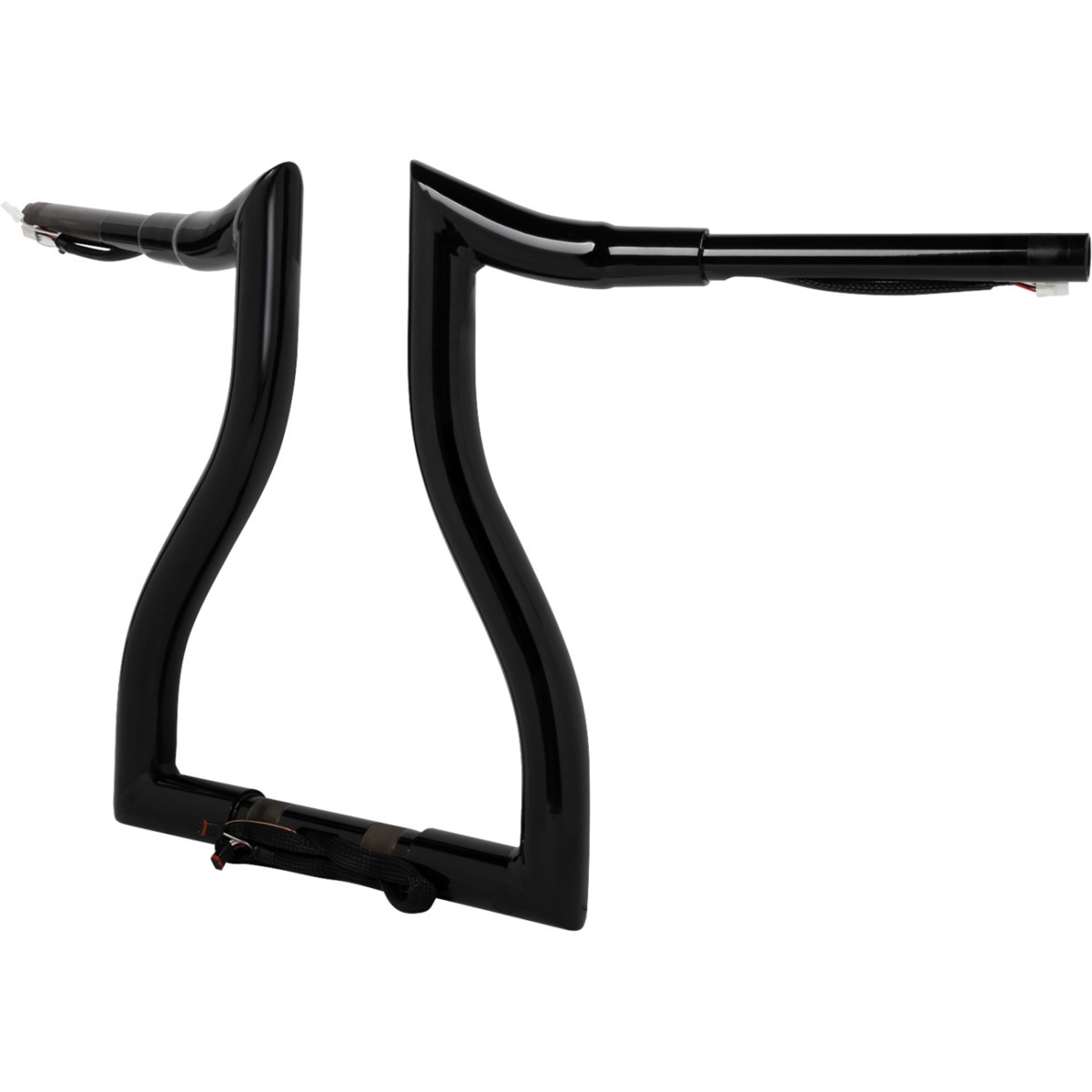 LA Choppers #LA-7316-14BW - Pre-Wired Hammerhead Handlebar - 14" - Black