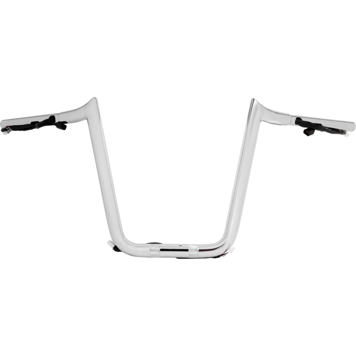 LA Choppers #LA-7359-12W - Pre-Wired Prime Ape Handlebar - 1-1/4" x 12" - Chrome