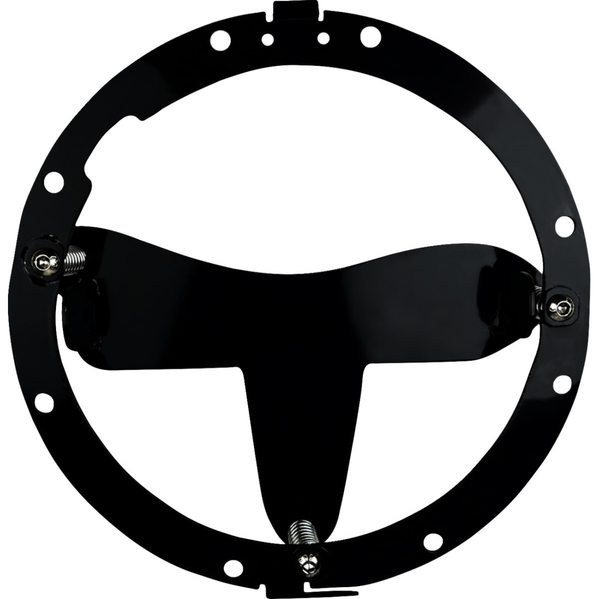 Custom Dynamics #SD2-BW-W - LED Headlight - Shark Demon® - Harley-Davidson®