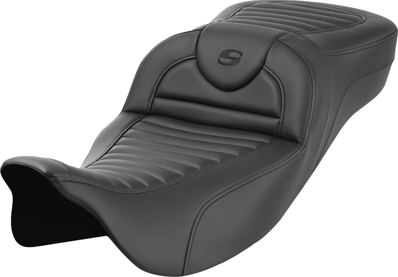 Saddlemen Roadsofa Extended Reach Seat - without Backrest - Tuck-n-Roll - FL '08-'24