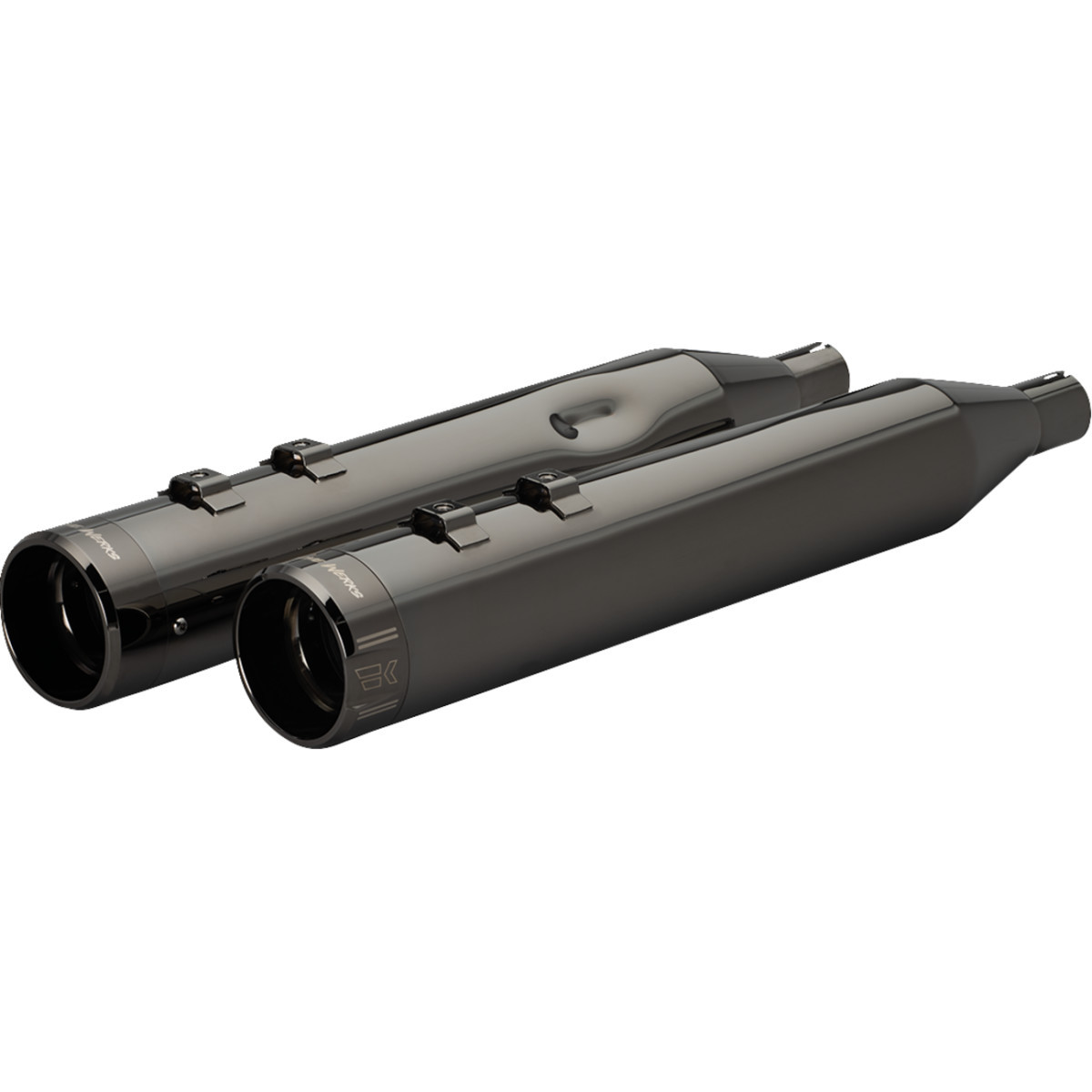 Khrome Werks #201930 - 4-1/2" HP-Plus® Slip-On Mufflers with Klassic Tip - Eclipse® - M8