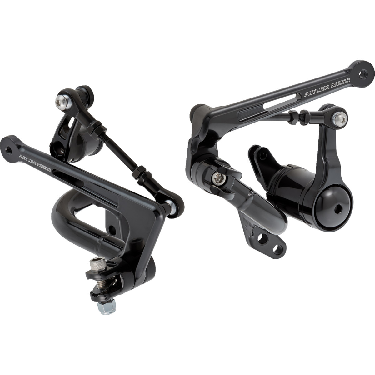 Arlen Ness #420-129 - Mid Controls - Black - FLT '00-'07