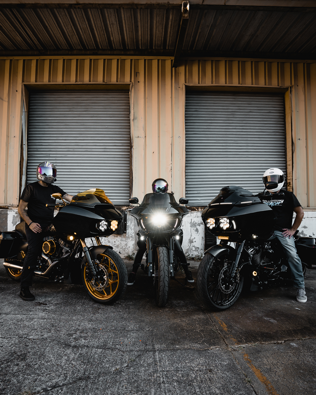 Custom Dynamics #SD2-RG-YW - Headlight/Fog Light - Shark Demon - Road Glide