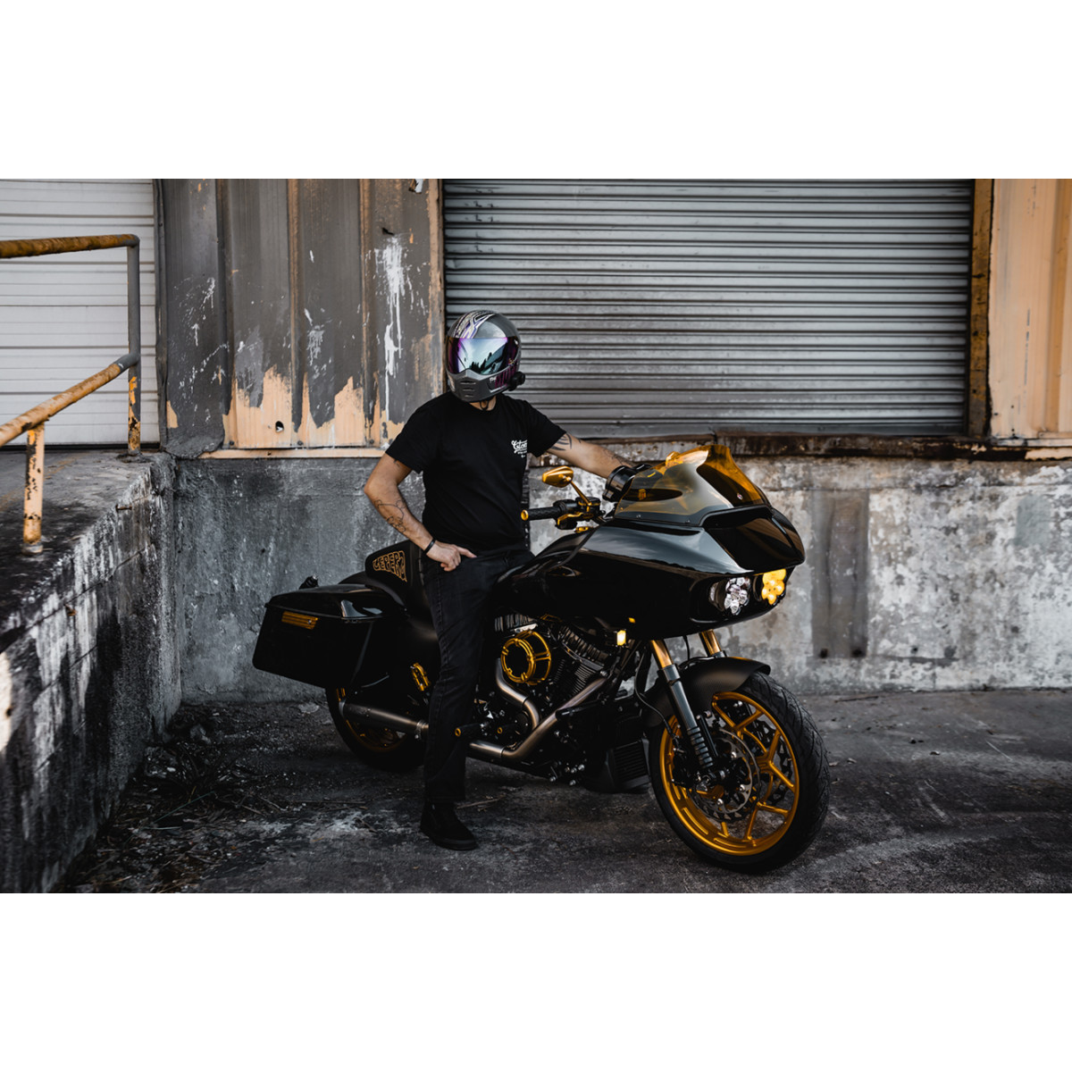Custom Dynamics #SD2-RG-YW - Headlight/Fog Light - Shark Demon® - Road Glide