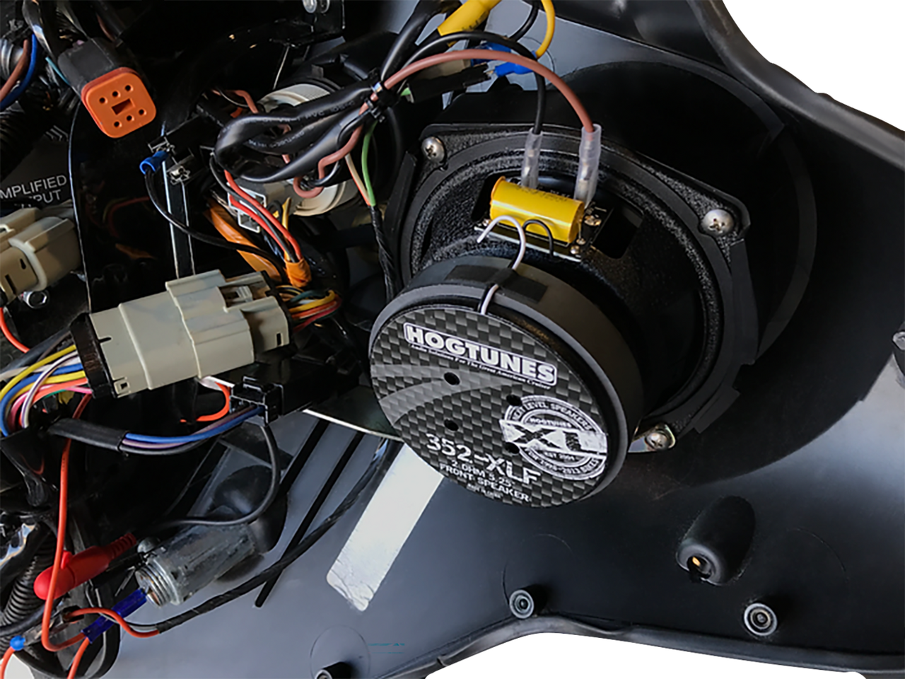 Hogtunes 425 W Dual Amp/ 6 XL Speaker Kit - Harley Davidson (#G2 Ultra 6 Pack-XL)