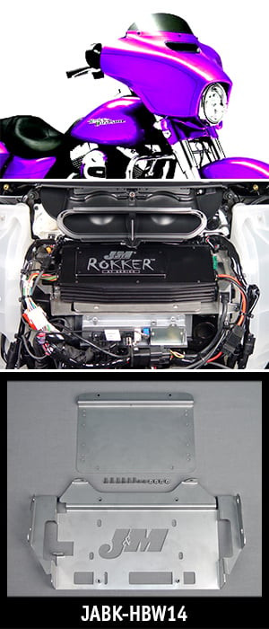 JMC SS Amplifier Mounting Kit 2014-2023 Harley StreetGlide/Ultra-Ltd