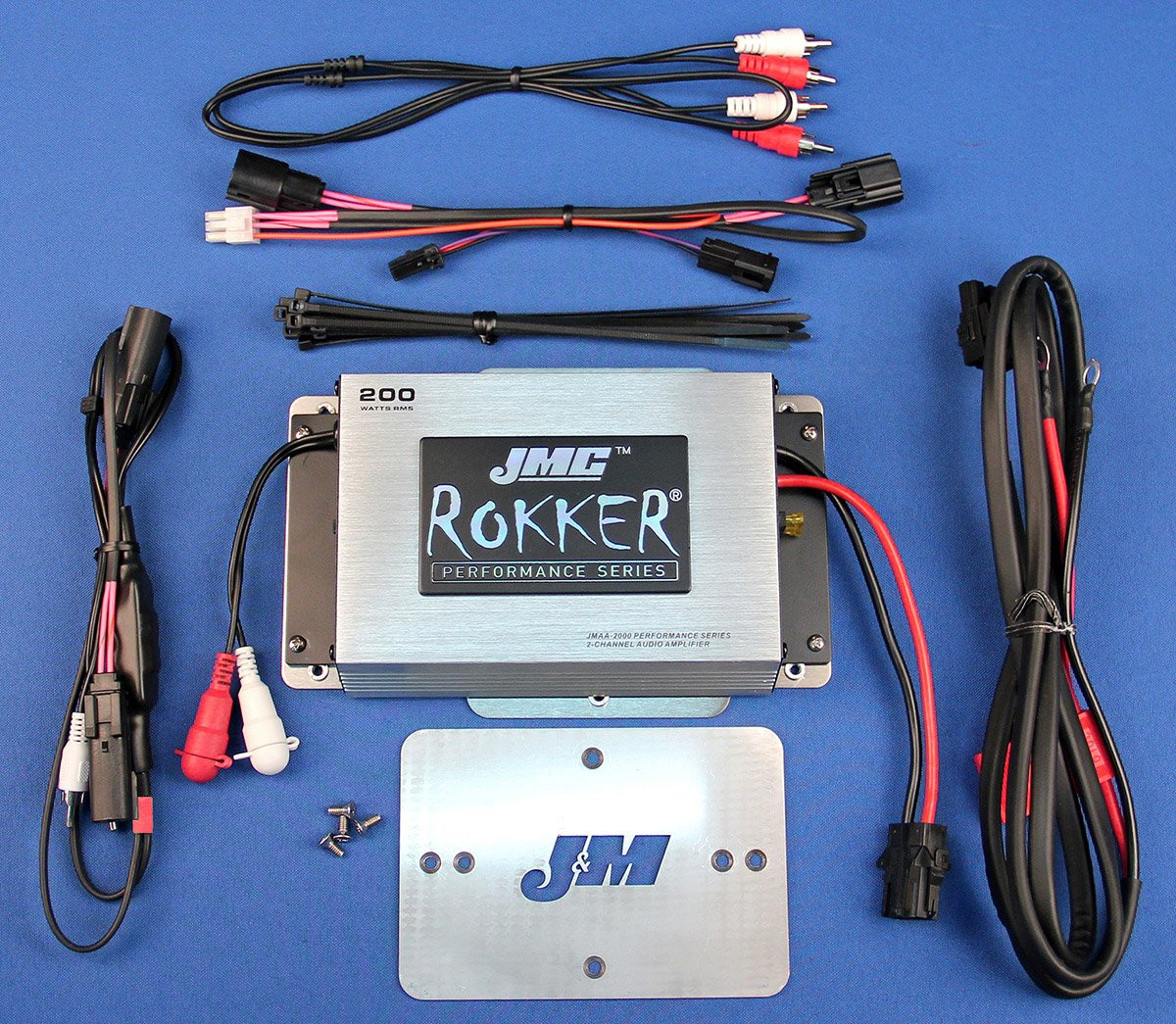 JMC ROKKER Stage6 200w Amp Kit 15-23 Harley RoadGlide/Ultra or 23-24 RG3