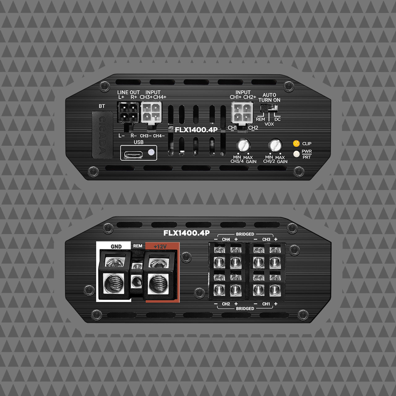 Cicada FLX1400.4 350w x 4 CH Amplifier