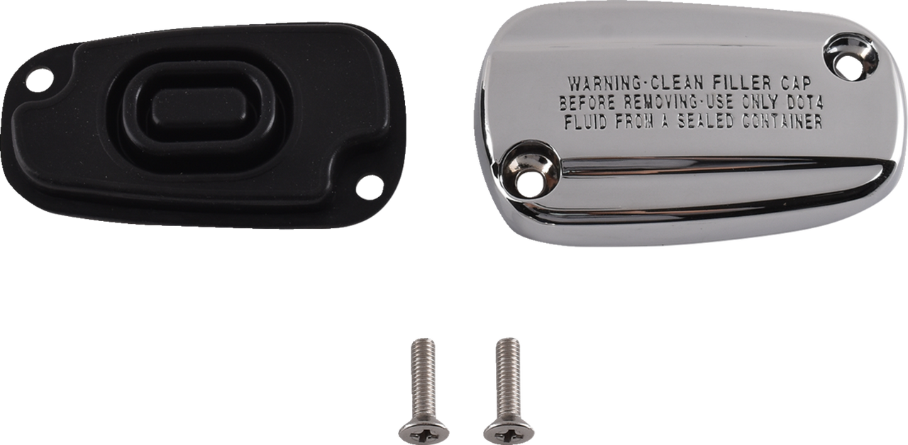 Drag Specialties Rear Master Cylinder Cover - M8 Softail - Chrome