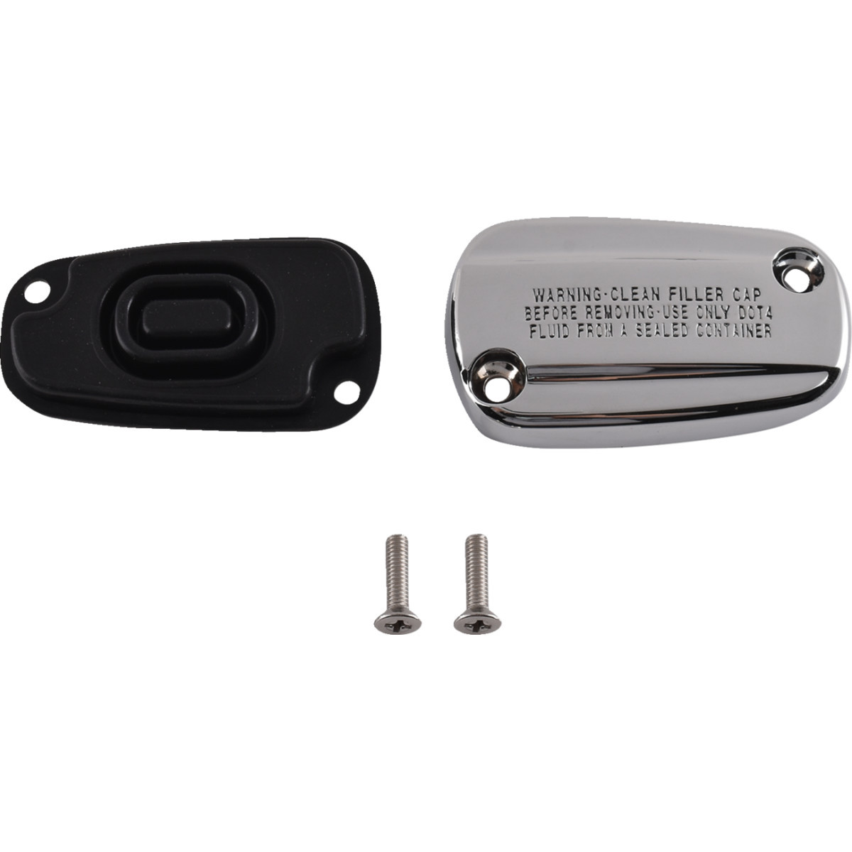 Drag Specialties - Rear Master Cylinder Cover - M8 Softail - Chrome