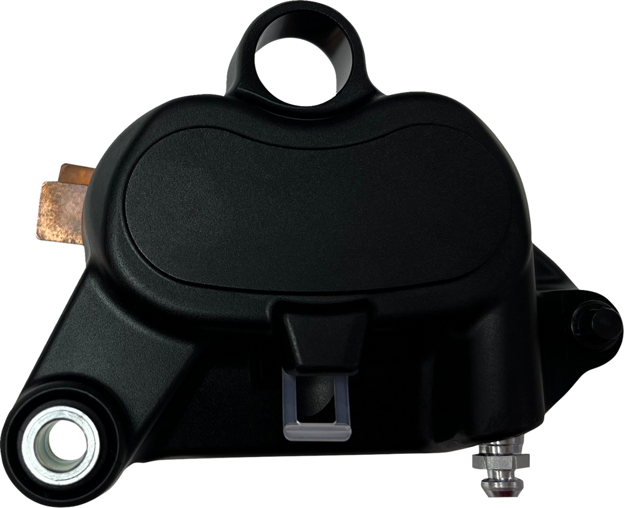 Drag Specialties Caliper - Rear Right - Black - '15-'17 Softail