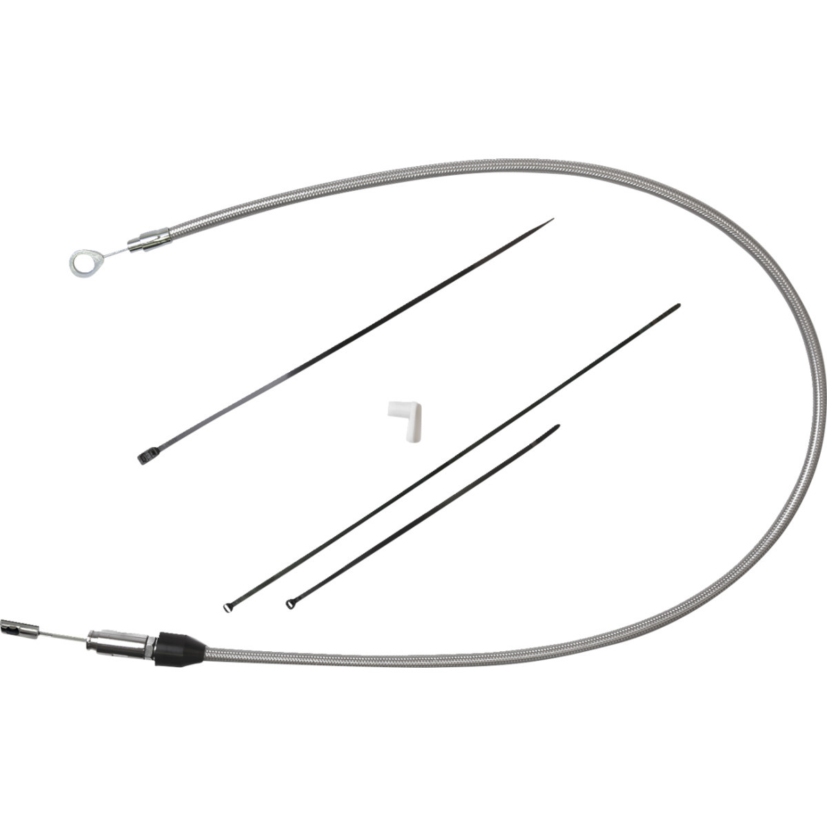 Drag Specialties - Quick Connect Clutch Cable - Upper - 35" - Stainless Steel