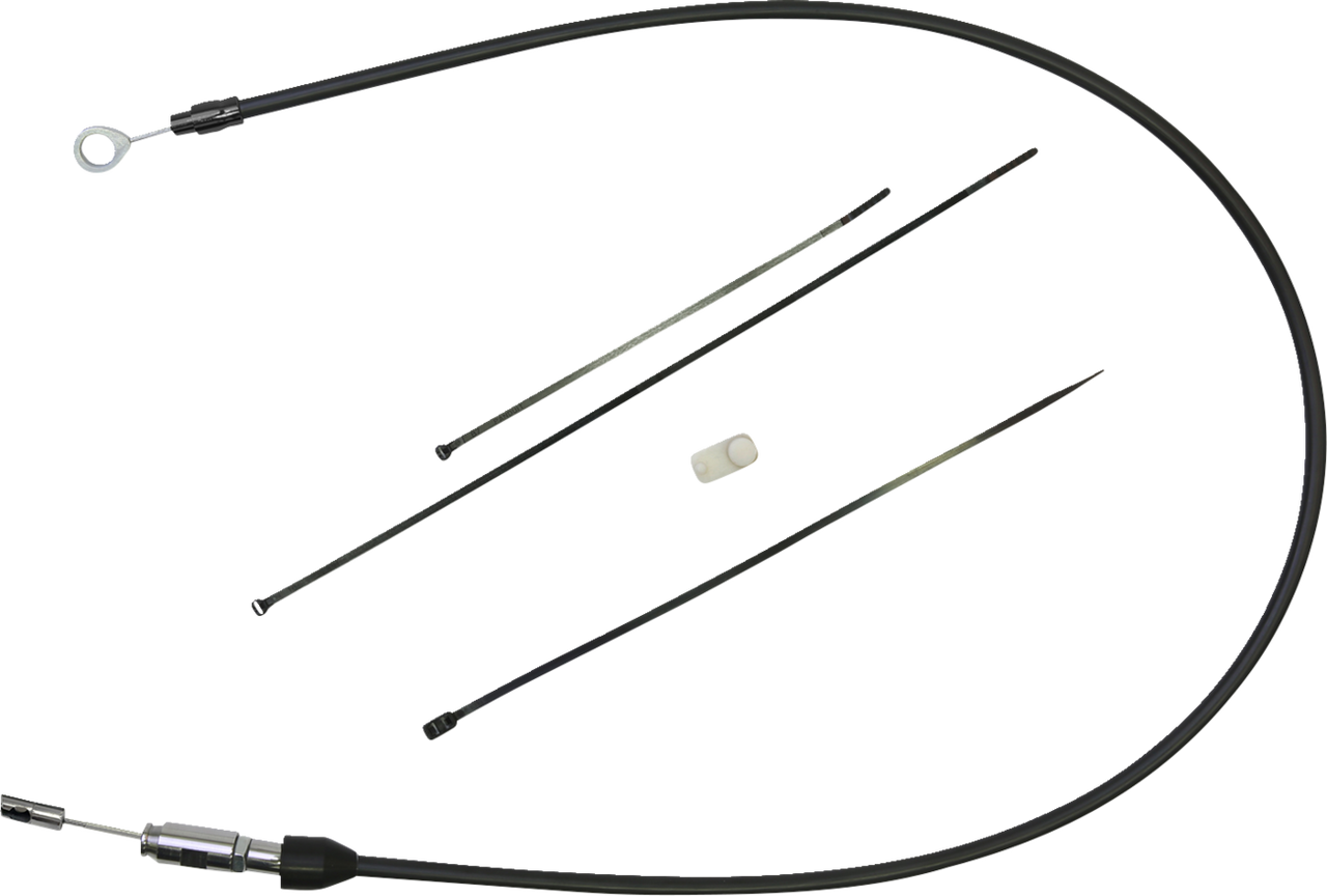 Drag Specialties Quick Connect Clutch Cable - Upper - 32" - Black/Black