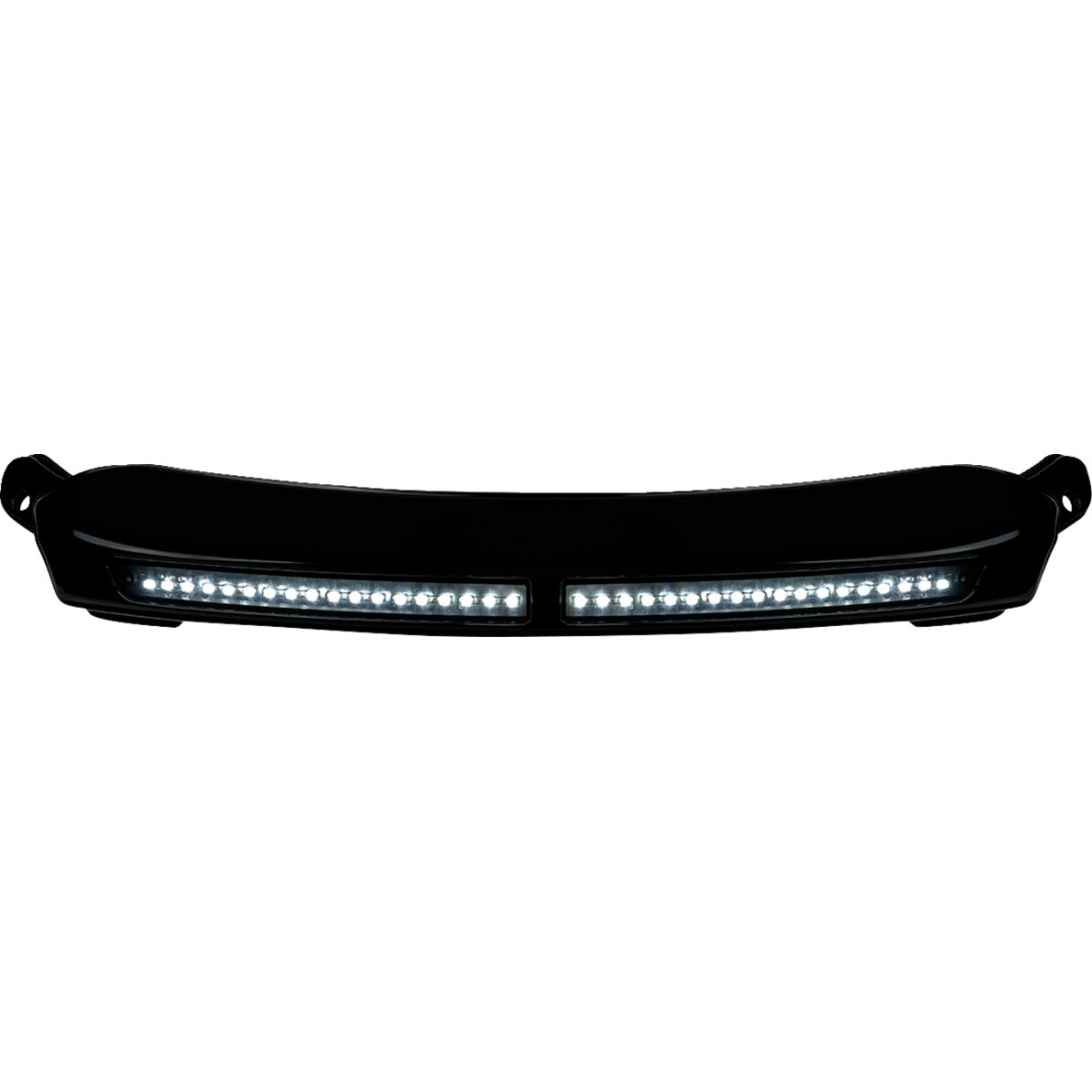Custom Dynamics #CD-RG-CV-W-B - LED Windshield Trim - Gloss Black