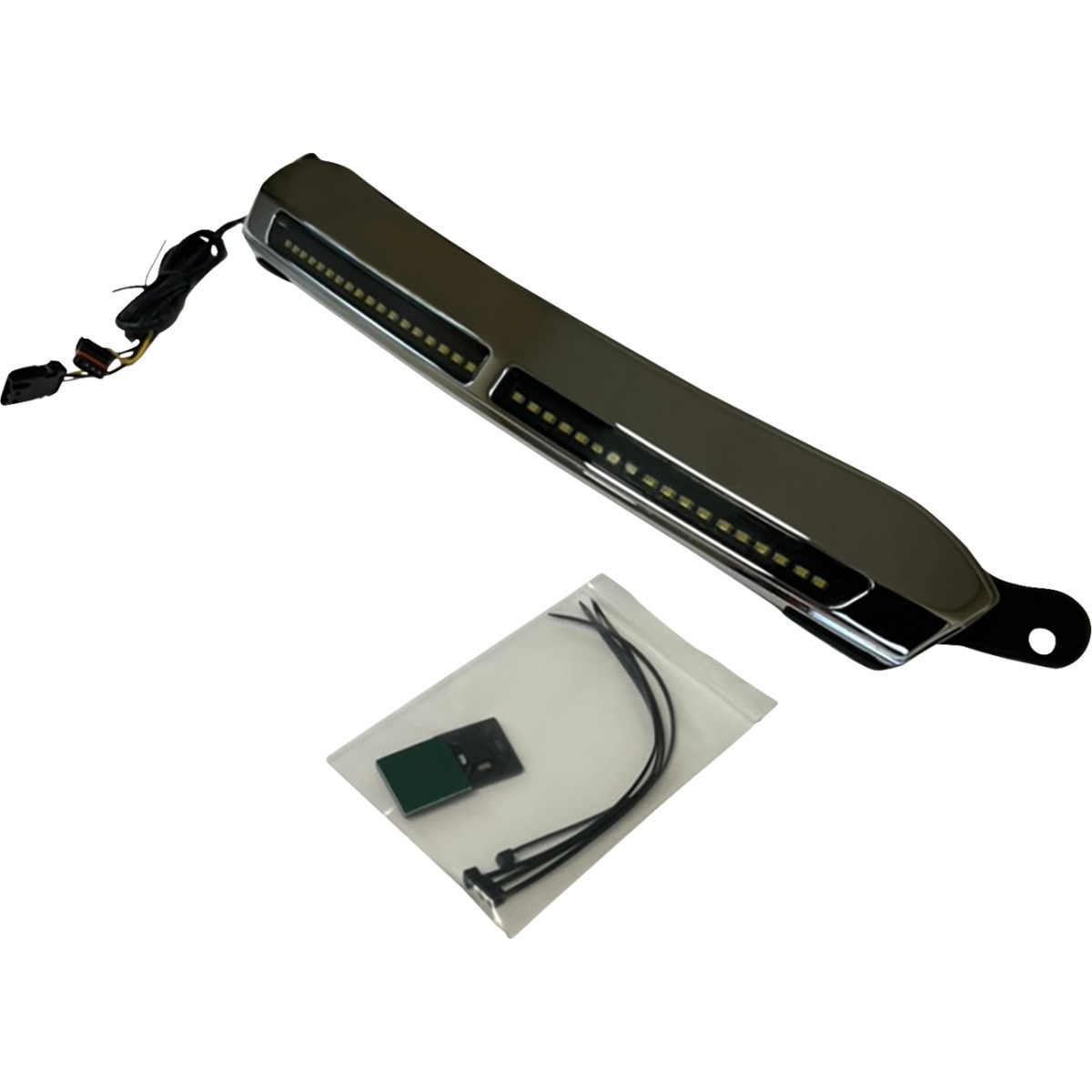 Custom Dynamics #CD-RG-CV-W-C - LED Windshield Trim - Chrome