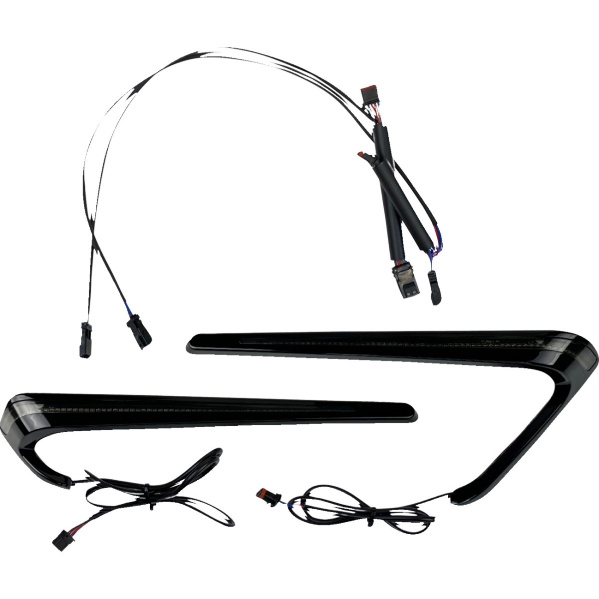 Custom Dynamics #CD-LRST-BAG-SB - Saddlebag Lights - LED - Smoke Lens