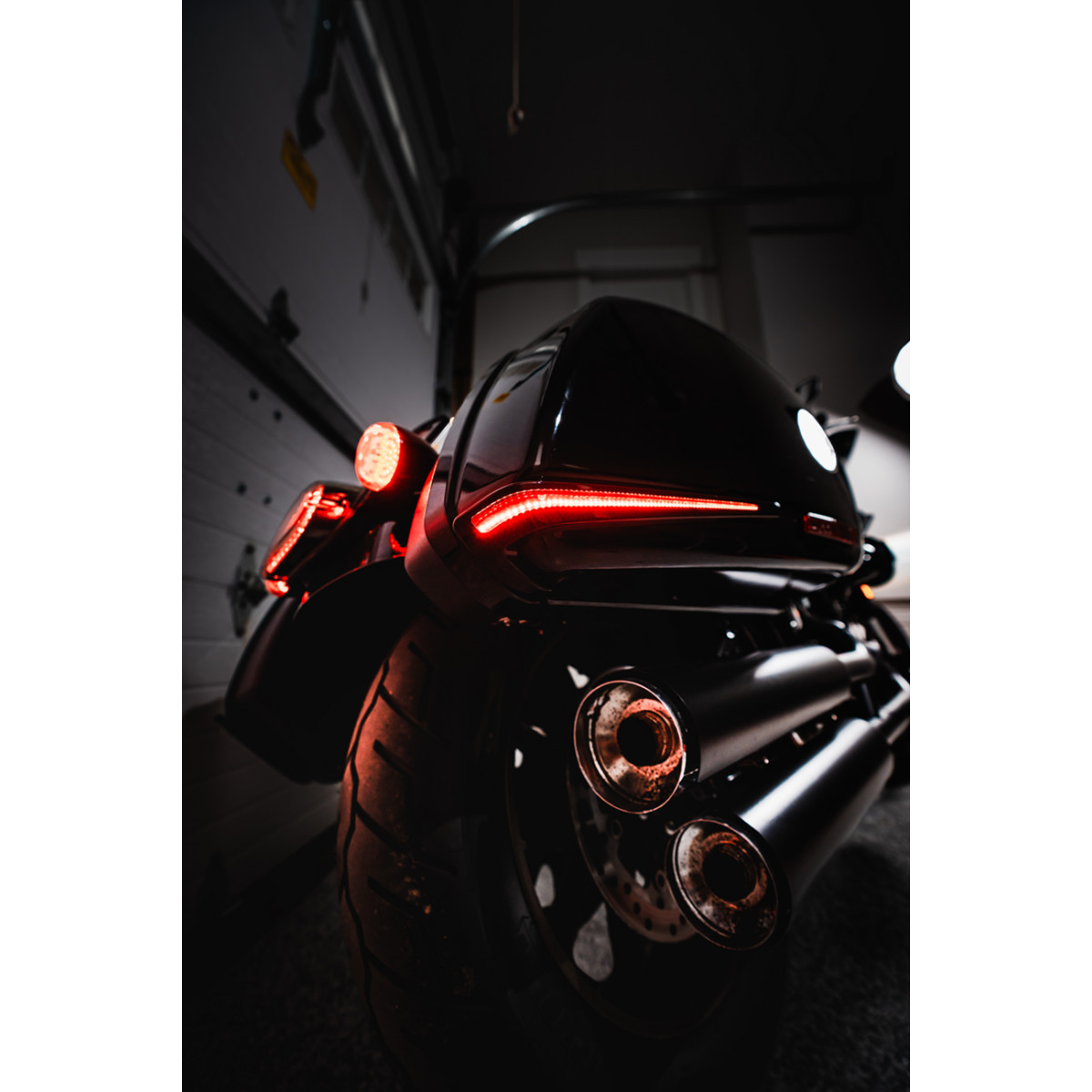 Custom Dynamics #CD-LRST-BAG-SB - Saddlebag Lights - LED - Smoke Lens