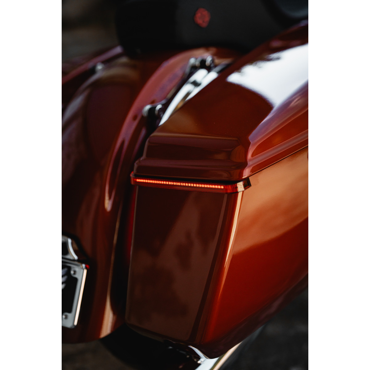 Custom Dynamics #CD-LP-23-R - LED Saddlebag Light - Low-Profile - Red