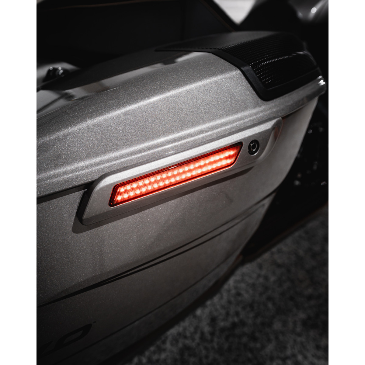 Custom Dynamics #CD-LATCH-23-S - LED Latch Lights - Saddlebag - Smoke Lens